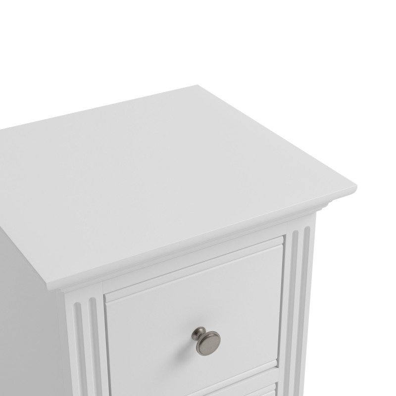 DC BP Bedside Cabinet Classic White